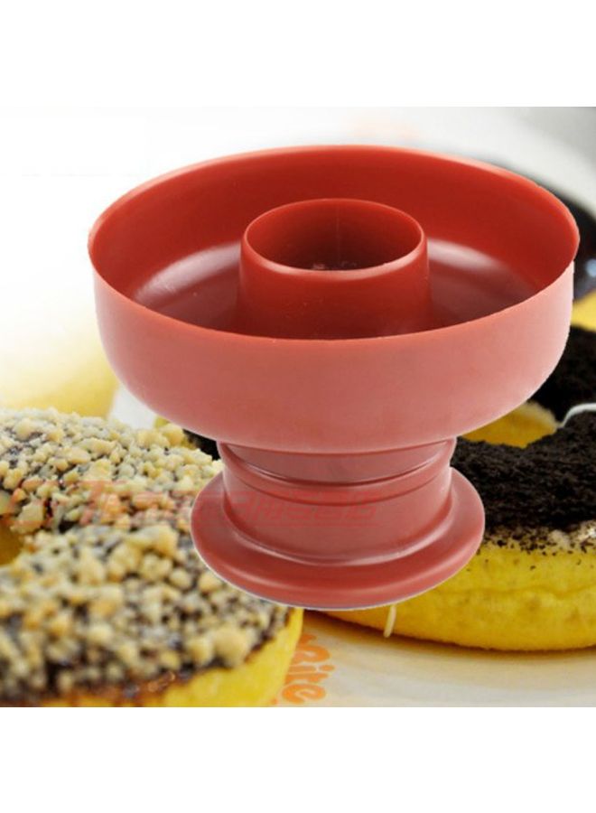 Loquat Plastic Doughnut Mold Red 8.5x8.5x6centimeter - Image 5