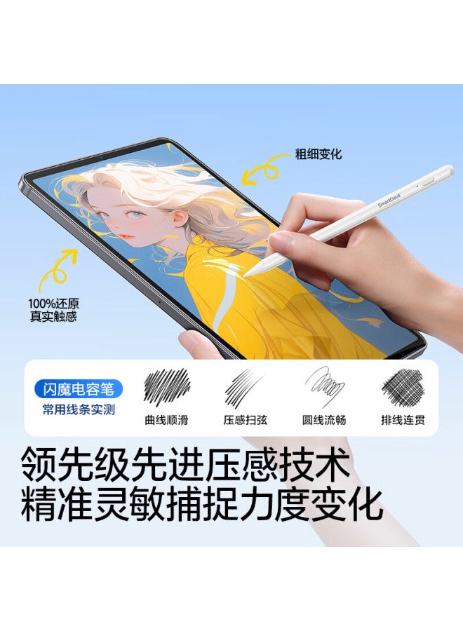 Smartdevil Capacitive Pen For Ipad Apple Pencil 1st And 2nd Generation Anti-mistouch Stylus Pen For Ipad Pro/air Universal Upgrade Bluetooth Display Pen - Image 2