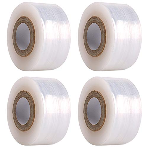 kulusion 4 Pcs Grafting Tape for Fruit Trees Floral Tape Grafting Tools Plant Tape Garden Plant Nursery Tape PE Stretchable Self Adhesive Membrane Clear Floristry Film - Image 1