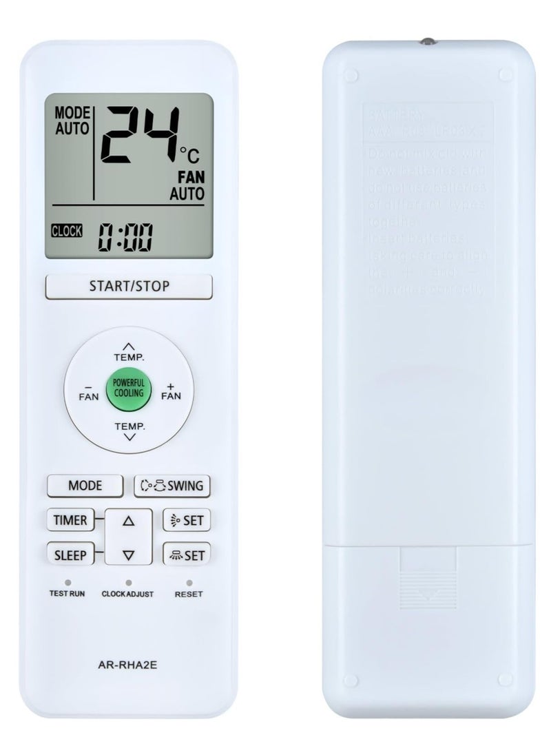 TIGER AR-RHA2E Universal Replacement Air Conditioner Remote Control || Compatible with Most AC Units | Easy Setup & User-Friendly Design | Ideal for General Air Conditioning Controllers | Long Range Infrared Signal | Energy Efficient | Portable and Durable  - Image 1