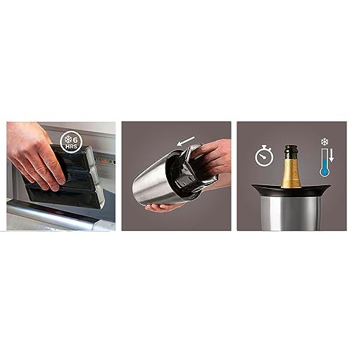Vacu Vin Rapid ice Champagne Cooler Elegant Stainless Steel - Image 4