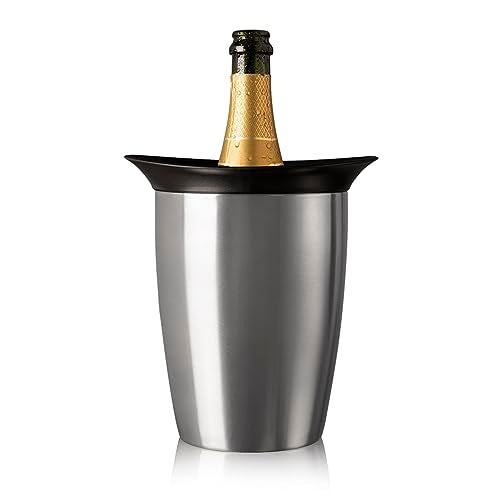 Vacu Vin Rapid ice Champagne Cooler Elegant Stainless Steel - Image 1