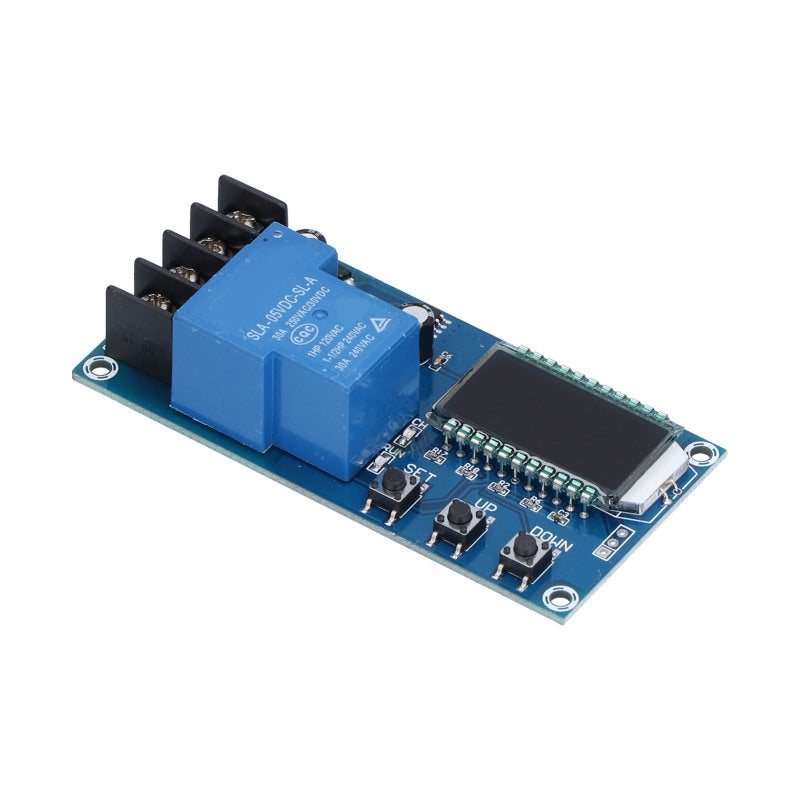 Battery Charging Control Module: 10-60V Voltage Limits, Automatic Charging Activation, LCD Display, Error Reminder for Battery Maintenance Monitoring - Image 1