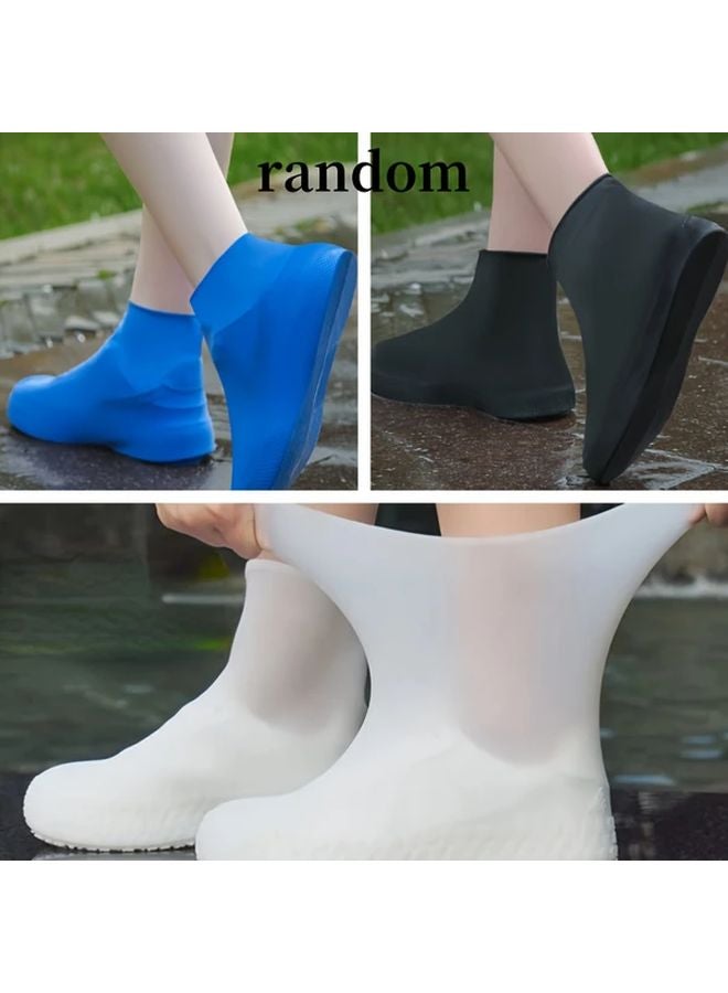 2 قطعة من الأحذية المطاطية المقاومة للماء المضادة للانزلاق المتينة بألوان متنوعة لكلا الجنسين - Image 1