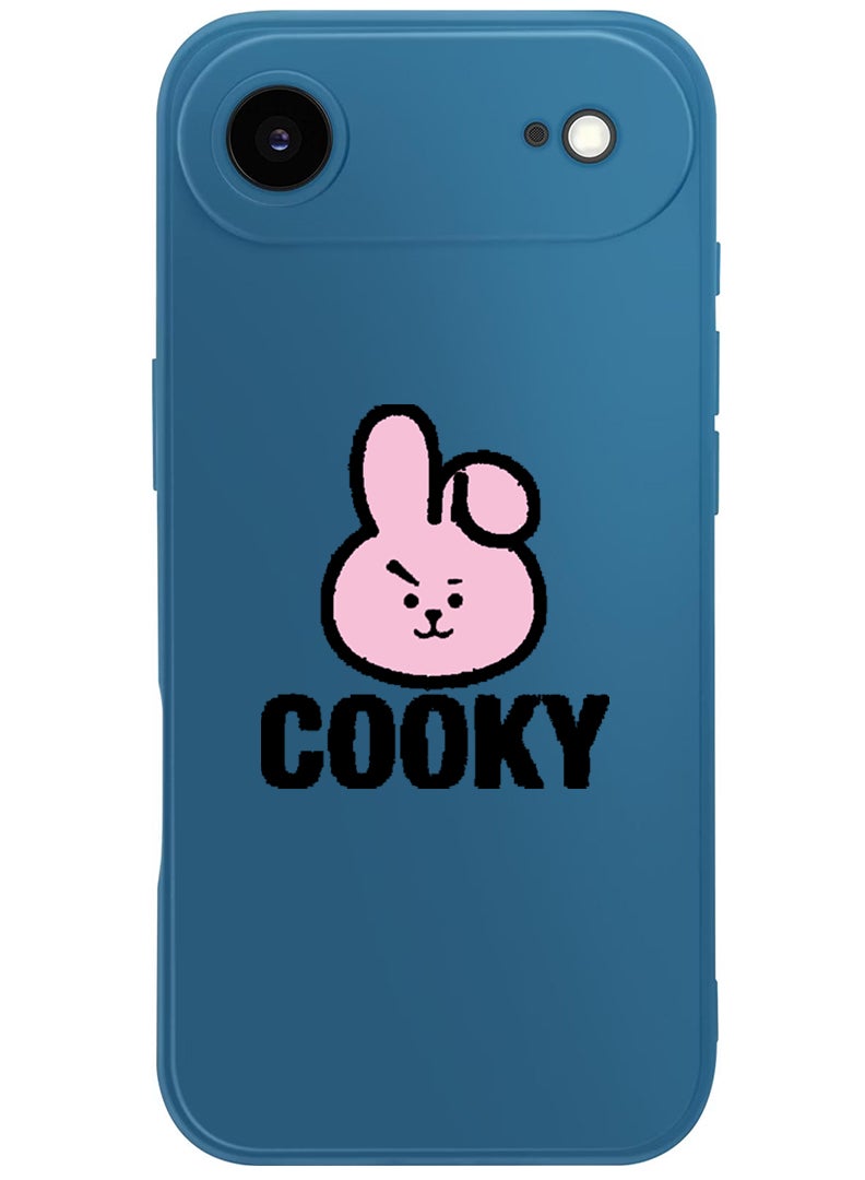 Theodor Protective Slim Fit Case Liquid Silicone Cover with Full Body Protection Anti-Scratch Shockproof Case For Apple iPhone 17 Air (Blue) Cooky - Image 1