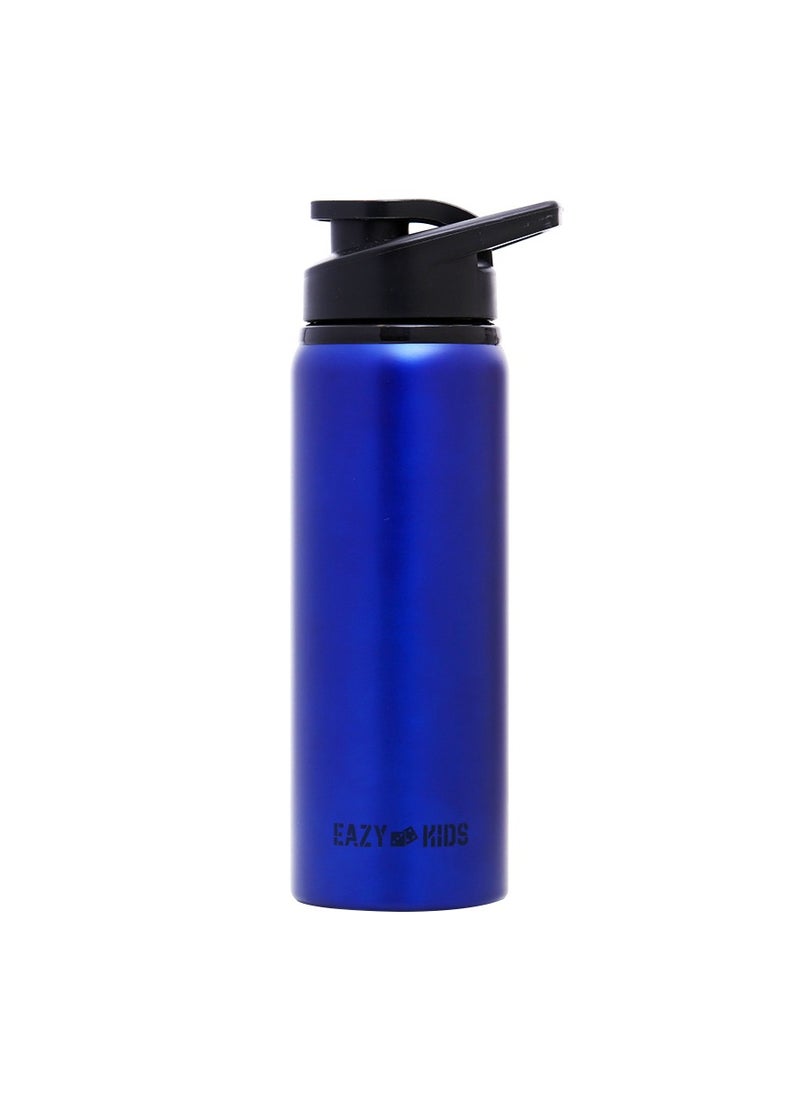 Eazy Kids Stainless Steel Sports Water Bottle - Blue, 700 ML  - Image 1