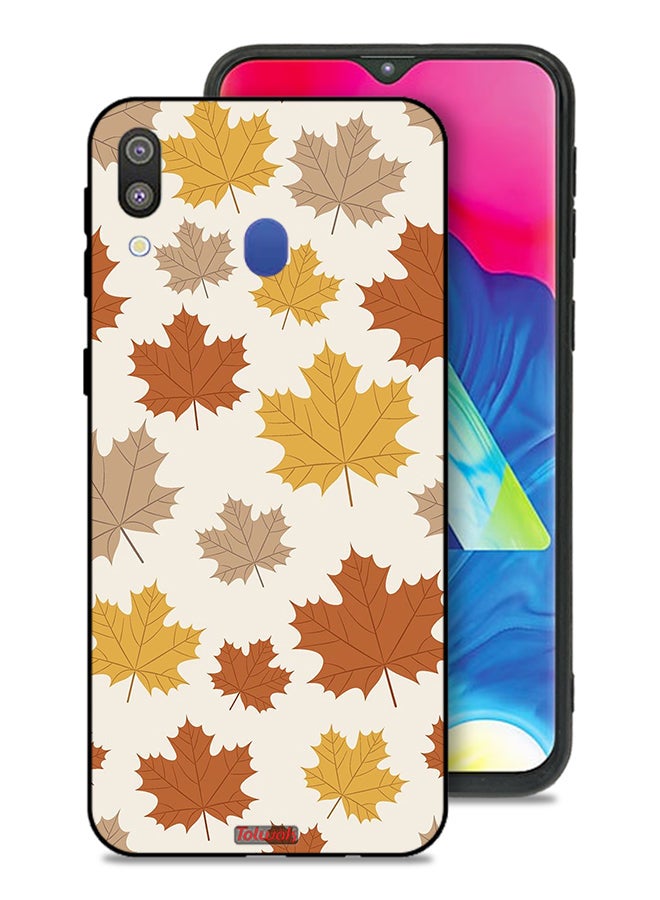 Tolwak Samsung Galaxy M20 Protective Case Cover Autumn Leaves - Image 1