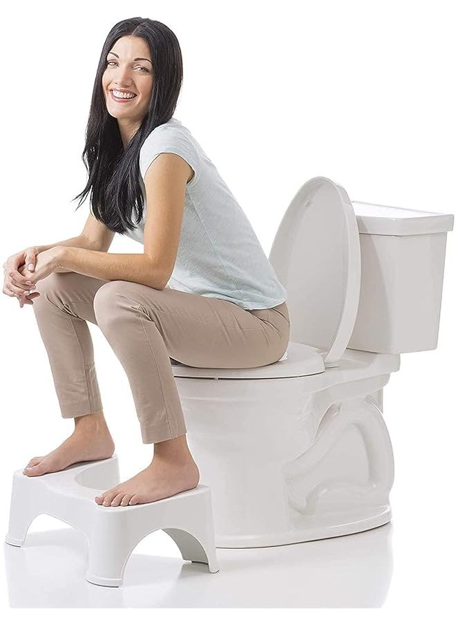 إيروريكس مقعد حمام Squatty Potty من Home Station باللون الأبيض مقاس واحد  - Image 1