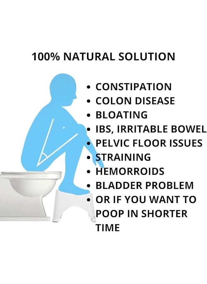 إيروريكس مقعد حمام Squatty Potty من Home Station باللون الأبيض مقاس واحد  - Image 5