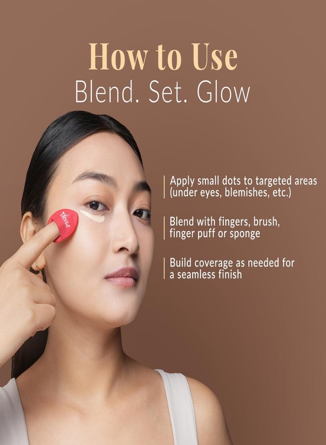 Olivia Skin Sync Liquid Concealer For Face Makeup | Soft-Matte Finish | With Kakadu Plum & Jojoba Oil | Crease-Resistant | Full Coverage | Easily Blendable | Amber Glow 06 | 7.5ml - Image 3