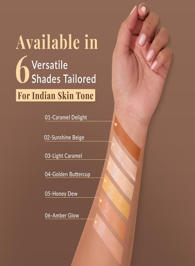 Olivia Skin Sync Liquid Concealer For Face Makeup | Soft-Matte Finish | With Kakadu Plum & Jojoba Oil | Crease-Resistant | Full Coverage | Easily Blendable | Amber Glow 06 | 7.5ml - Image 5
