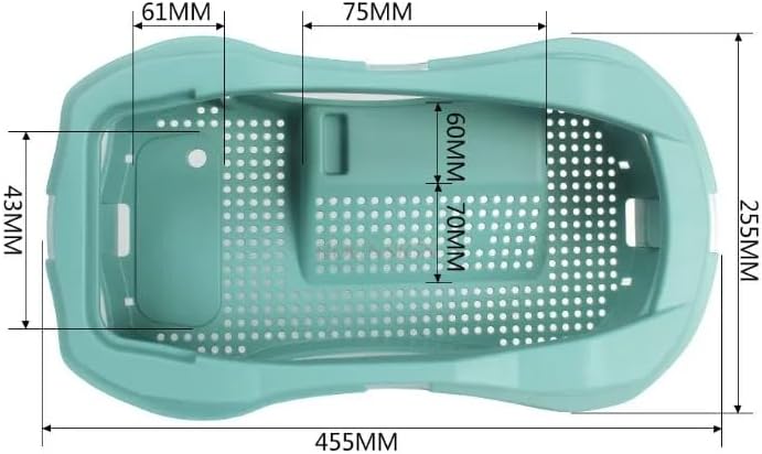 FITTO Turtle Tank - Green, 45.5 x 25.5 x 17.6 cm, Compact Turtle Breeding Box with Sundeck, Modern Habitat for Brazilian Turtles, Water and Soil Setup, Perfect for Small Spaces and Desktop Use - Image 4