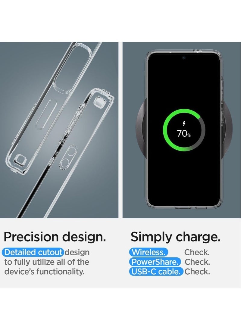 Case for Samsung Galaxy S24 Case: Liquid Crystal [Lightweight Slim] for Samsung Galaxy S24 Case - Crystal Clear - Image 4