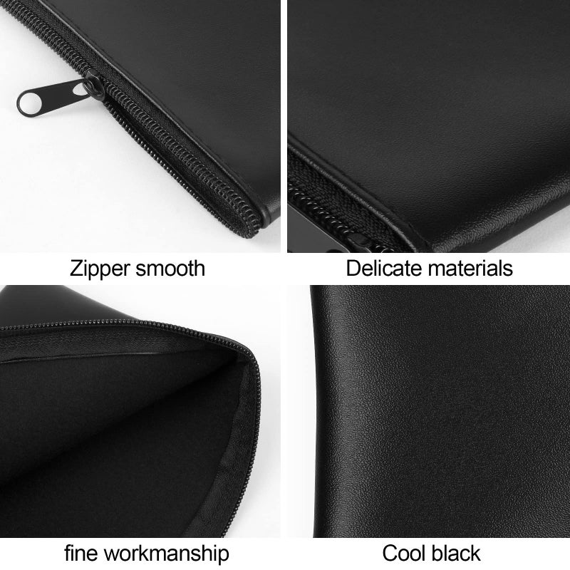Joyberg 2 Pieces Money Bags with Zipper, 11x6.1 inch Money Pouch, Bank Bag, Cash Bag, Check Wallet, Cosmetics - Image 4