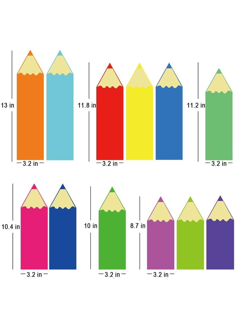 Color Educational Wall Decals Kids Large,Nursery Daycare Playroom Wall Stickers Peel and Stick Removable,Wall Corner Decor for Kidsroom,Preschool,Door,Window,Bedroom,Classroom,Living Room.