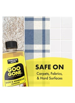 Goo Gone 2087 Citrus Adhesive Remover – Powerful Yellow Formula, 237 ml (8 oz) – Removes Stickers, Labels, Grease, and Residue  - Image 3