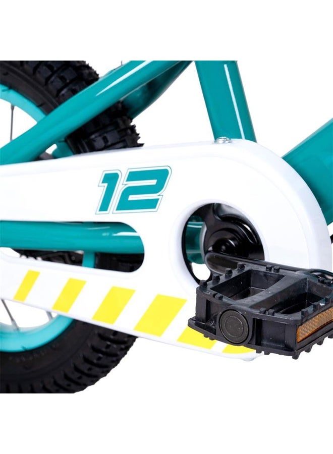 Spartan Storm Kids Bicycle | Durable Steel Frame with Training Wheels, Dual Brakes, Adjustable Seat, Full Chain Guard & Wide Tires for Safe, Comfortable Riding | SP-3323 - Image 4