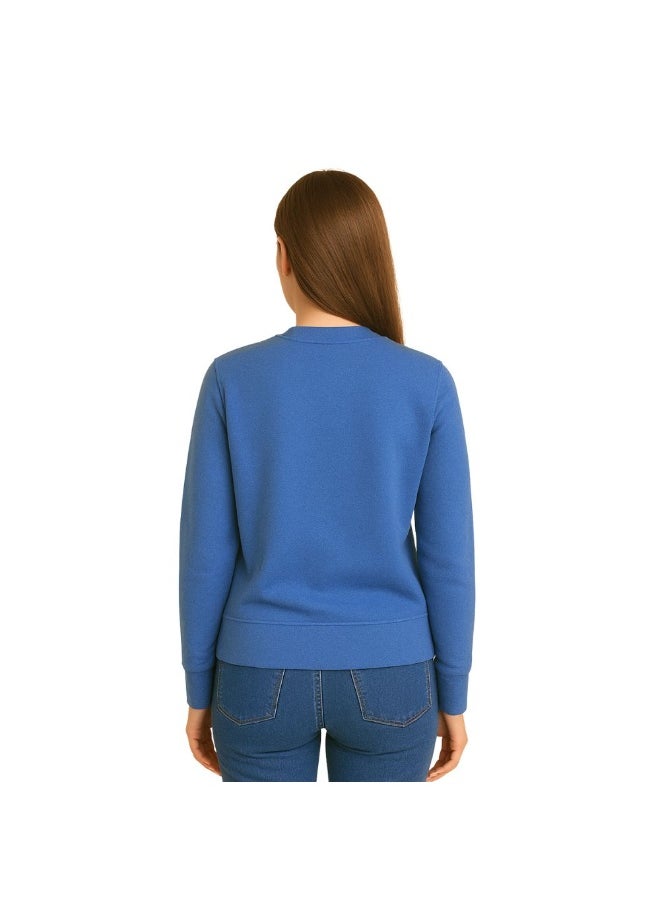 PRINTSHOP4ME Cat Lover Women's Sweatshirt – Long Sleeve,Round Neck,Cotton,Breathable & Stylish Casual Wear  - Image 3