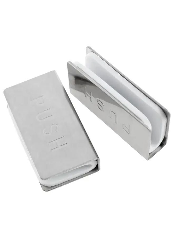 4pcs U Shaped Glass Door Clamps Non Magnetic Cabinet Latch Clips For 3 6mm Glass Panels - Image 4