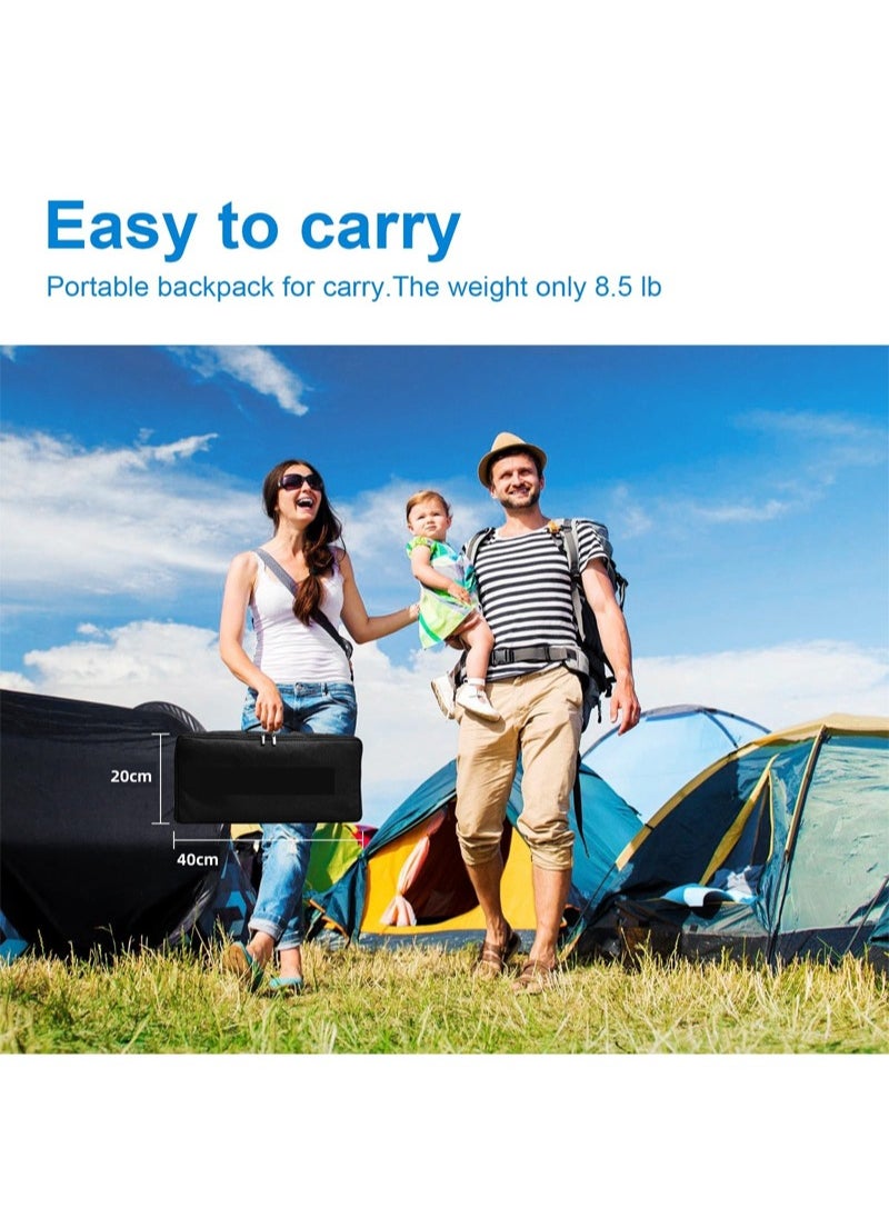 FlashHawk 100inch Portable Projector Screen and Stand - 16:9 4K HD Projections Screen with Carry Bag for Indoor Outdoor Home Theater Backyard Cinema Camping  - Image 5