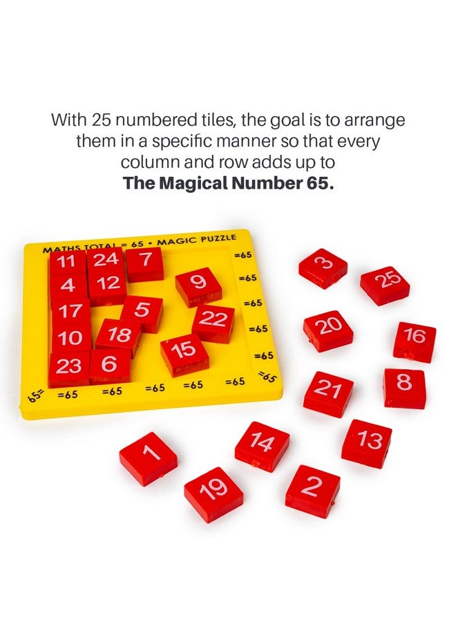 راتاناز لعبة راتنا السحرية المكونة من 65 سؤالًا رياضيًا، لعبة لوحية تتحدى العقل للأطفال والكبار - Image 2