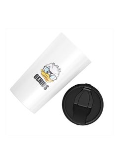 LIT Genius Donald Duck Printed Tumbler With Lid White/Black/Yellow  - Image 2