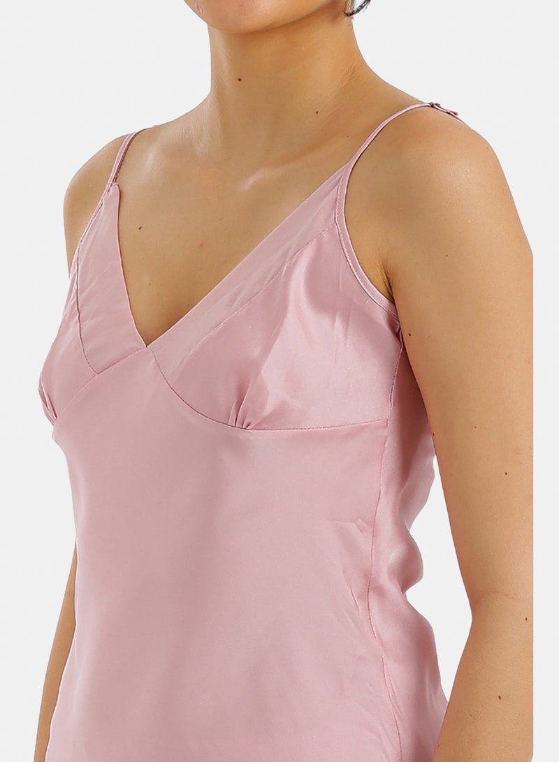 Carina Ruffled Satin Pyjama Set - Image 4