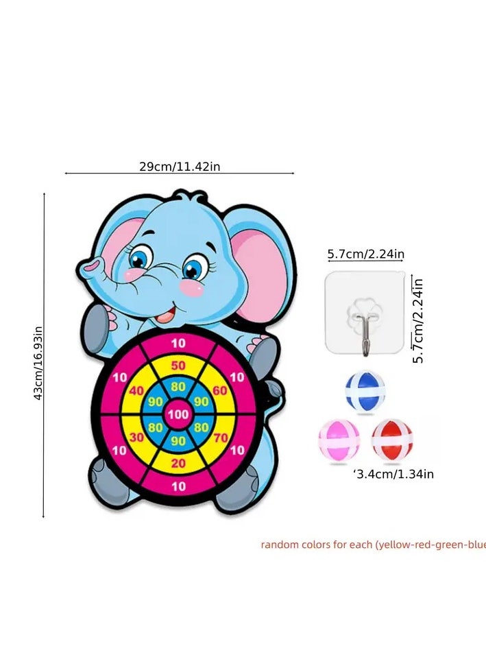 null - Sticky Ball Toss and Catch Game Set, Elephant-Shaped, Suitable for Ages 3-6 - Image 1