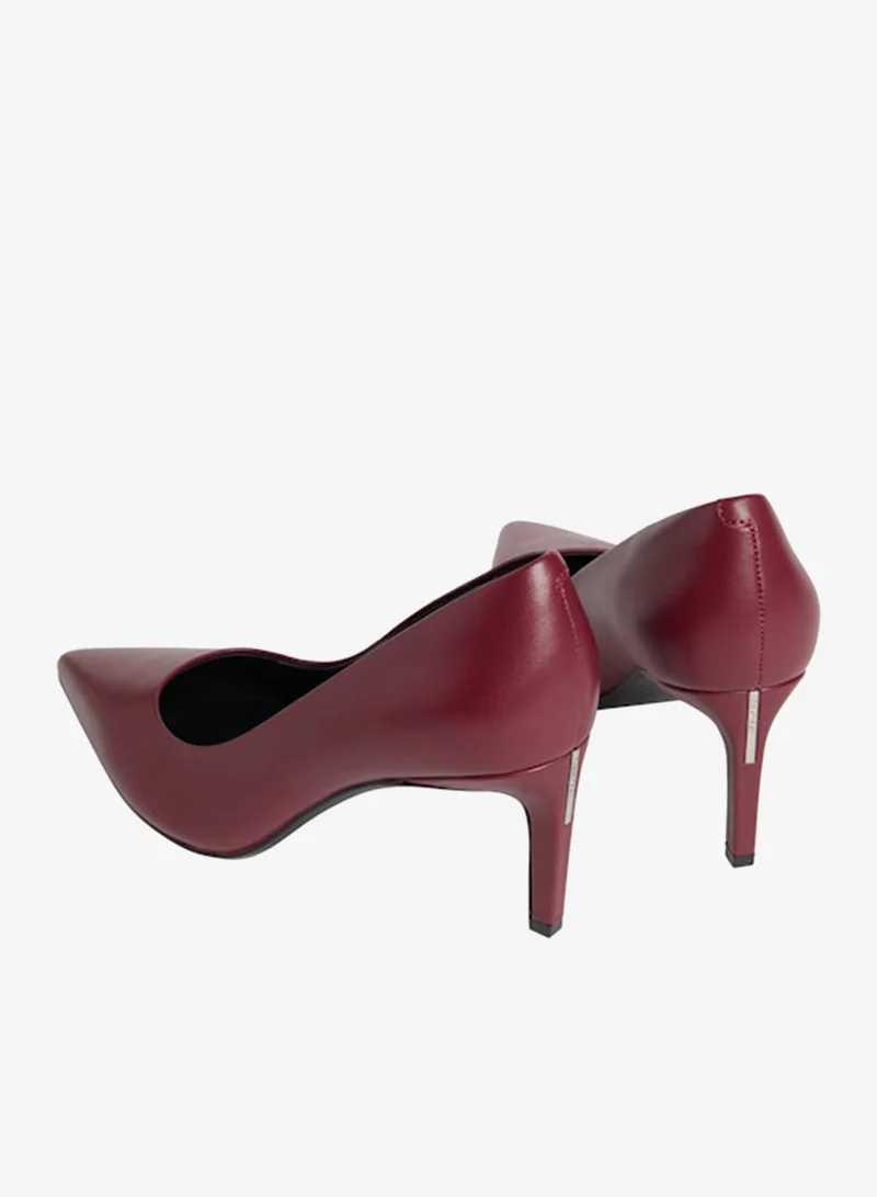 Calvin Klein Rhubarb Leather Stiletto Pumps for Women | Best Price UAE