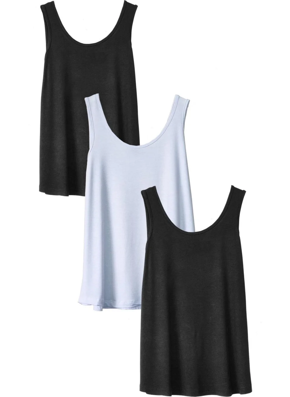 كوتن كونسيبت 3 Pieces Cotton Thick Strap Athlete T-Shirt