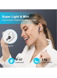 Generic Bluetooth  Headphones 2023 Stereo Bluetooth Earphones HiFi Headphones Black  - Image 5