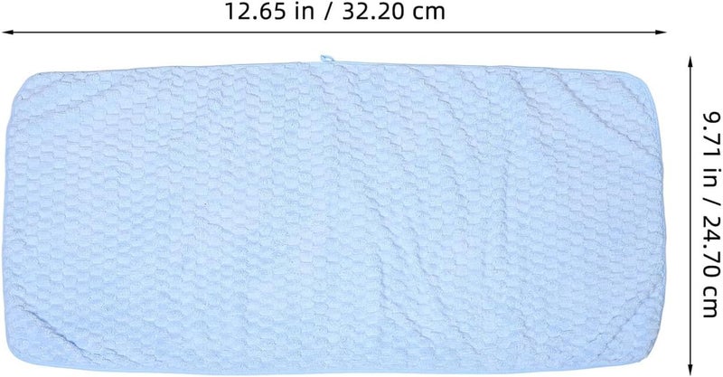 Abaodam Striped Coral Fleece Bath Sheet Towel 70x140cm Quick Dry Cotton Beach Towel Highly Absorbent Thick Gym Shower Wrap for Adults Men Women Travel - Image 2