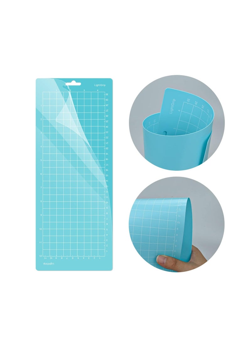 SYOSI عبوة متنوعة من حصائر القطع لـ Cricut Joy، (4.5 بوصة × 12 بوصة 4.5 بوصة × 6.5 بوصة) 6 قطع حصائر لاصقة للحرف اليدوية مع قبضة مخصصة مجموعة حصائر القطع مع قبضات مختلطة حصائر لاصقة لملحقات Cricut Joy - Image 4