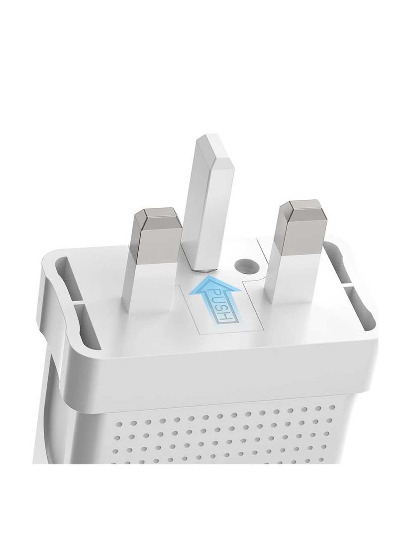 Mcdodo HCH-5720 Dual USB Charger  1m Lightning Cable Travel Set - Image 4