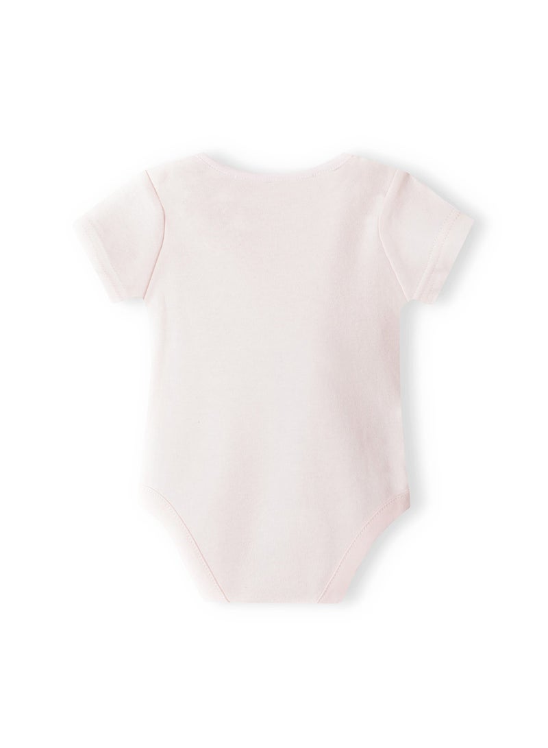 مينوتي طقم باديهات بناتي ٣ قطع بأكمام قصيرة ونقشات ناعمة - Image 5