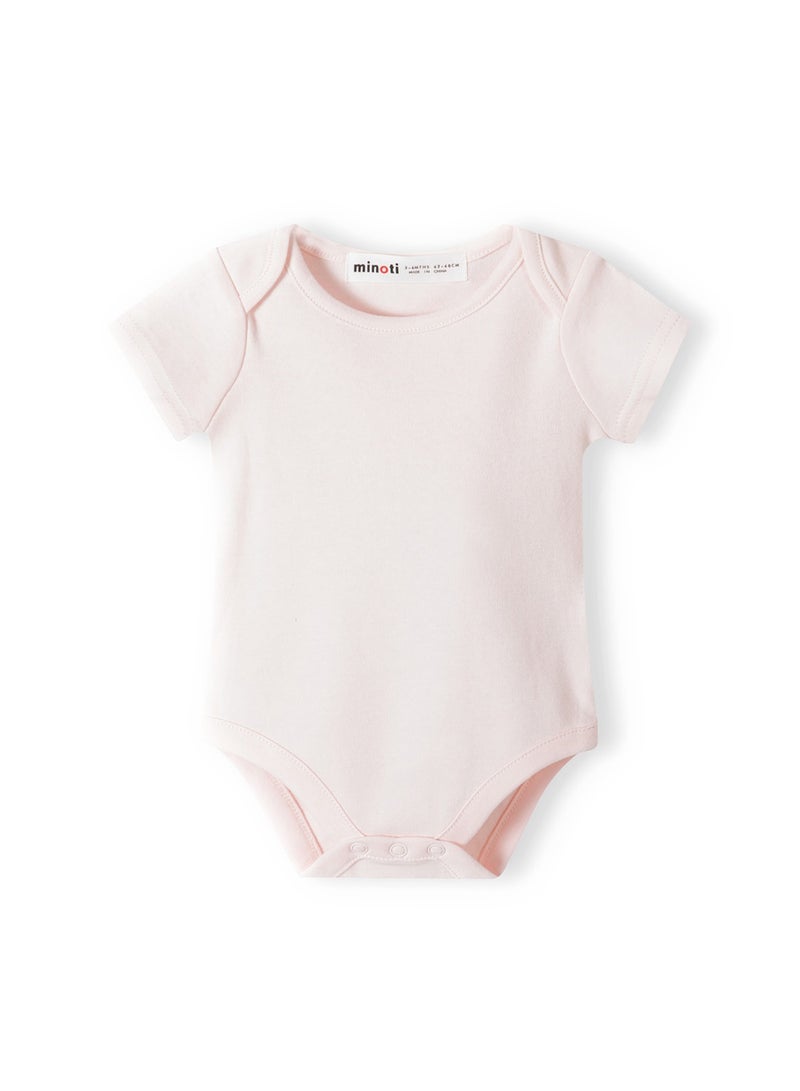 مينوتي طقم باديهات بناتي ٣ قطع بأكمام قصيرة ونقشات ناعمة - Image 4