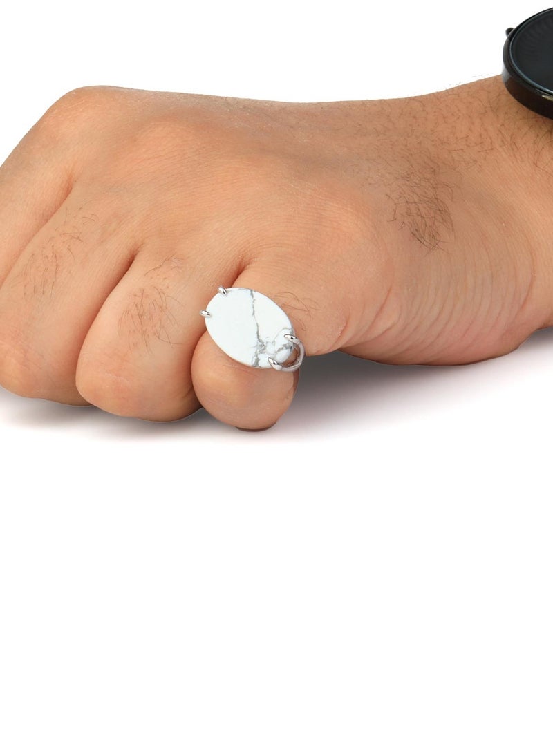 فونيم خاتم شنكار فيروز أبيض - Image 1