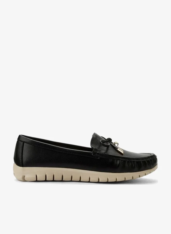 Le Confort Women Bow Detail Moccasins