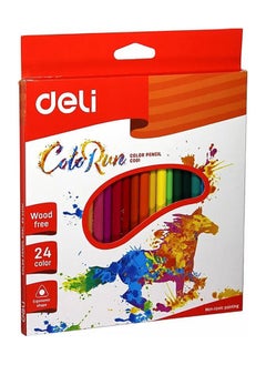 Deli 24 Colored Pencil Pre-Sharpened 