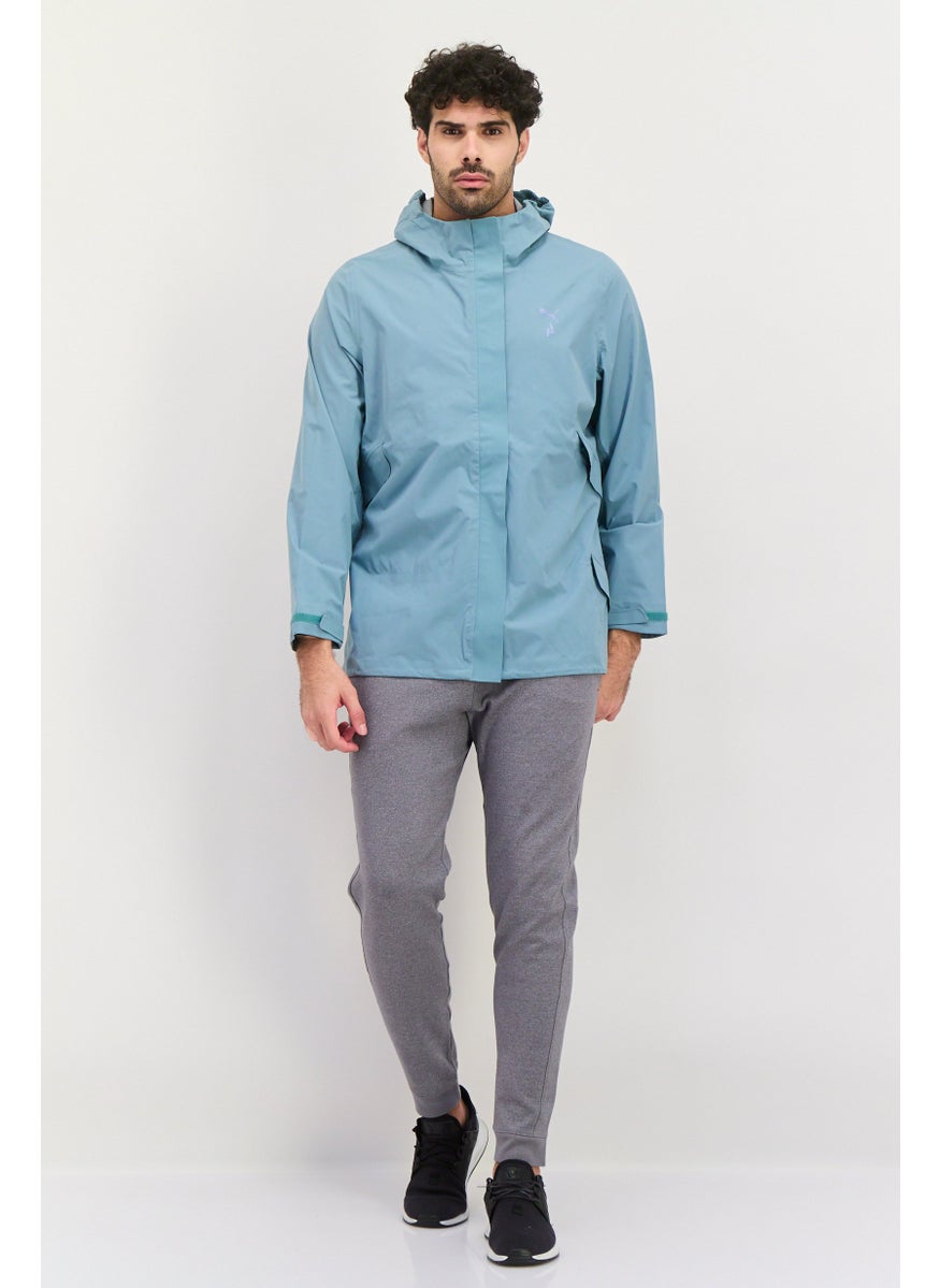 PUMA Men Sportswear Fit Long Sleeves Outdoor Jacket, Sage Green  - Image 2