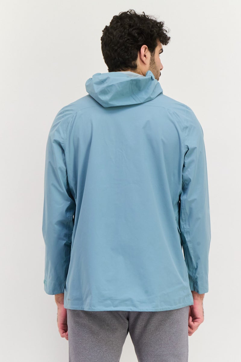 PUMA جاكيت رياضي للرجال بأكمام طويلة مناسب للخارج، أخضر مريمي - Image 3