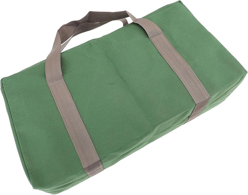 Canvas Tool Storage Bag, Wide Mouth, Waterproof, 20 Inches Large Capacity with Adjustable Shoulder Strap - Durable Canvas Fabric, Organized Compartments, Ideal for Outdoor and (14 Inch) - Image 5