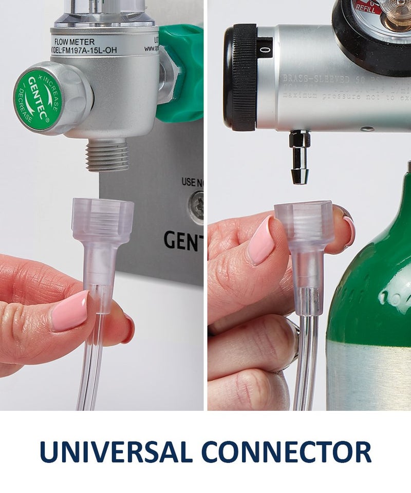 Medline Supersoft Nasal Oxygen Cannula  Universal Connector  7-Foot Tubing  Adult Size  Pack of 50 - Image 5