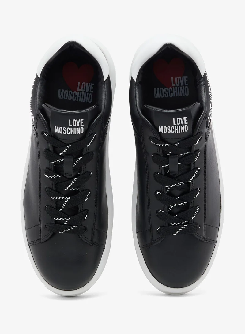 Love Moschino  Logo Low Top Sneakers for Women | Best Price UAE