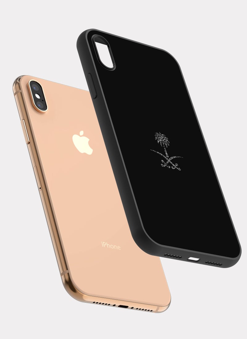 بكسلات كفر ايفون اكس ماكس السعودية العظمى اسود - Image 2