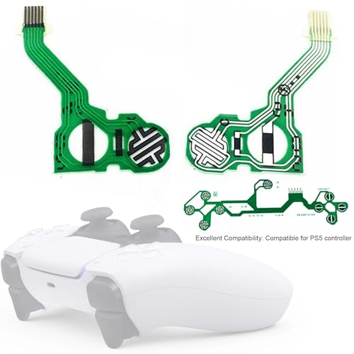 Onyehn L/R Analog Sticks Conductive Film,Conductive Film Replacement Repair Part Accessories for Sony PlayStation PS5 Controller(BDM010)(2 Sets) - Image 3