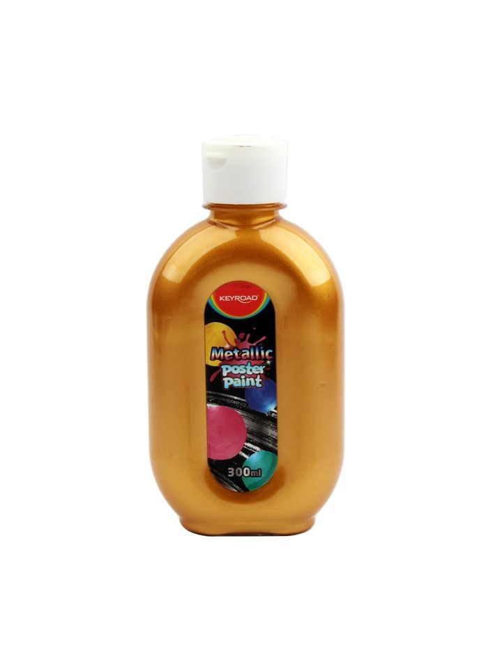 Keyroad Poster Color (300ml) gold metalic