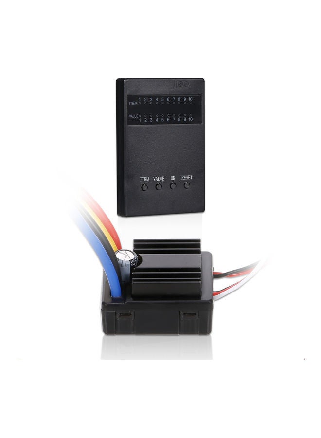 NIBEMINENT Electric Speed Controller With Programming Card For 1/8 1/10 RC Crawler 14.5x3x10cm - Image 1