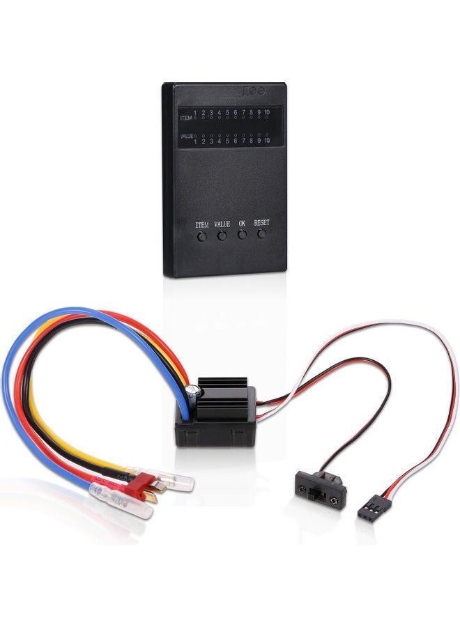 NIBEMINENT Electric Speed Controller With Programming Card For 1/8 1/10 RC Crawler 14.5x3x10cm - Image 3