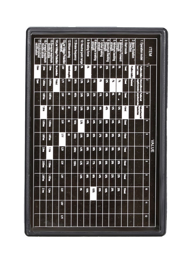 NIBEMINENT Electric Speed Controller With Programming Card For 1/8 1/10 RC Crawler 14.5x3x10cm - Image 2